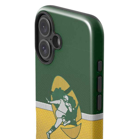 NFL Green Bay Packers Vintage iPhone 16 Plus Impact Case
